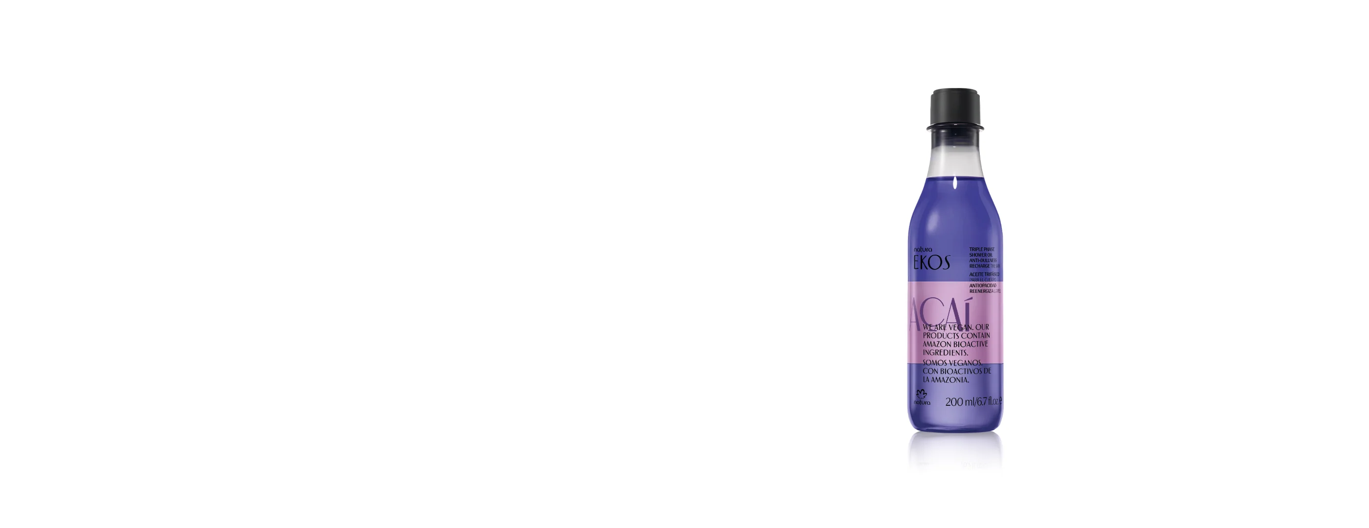 Ekos Açaí Triple Phase Shower Oil - Image 3