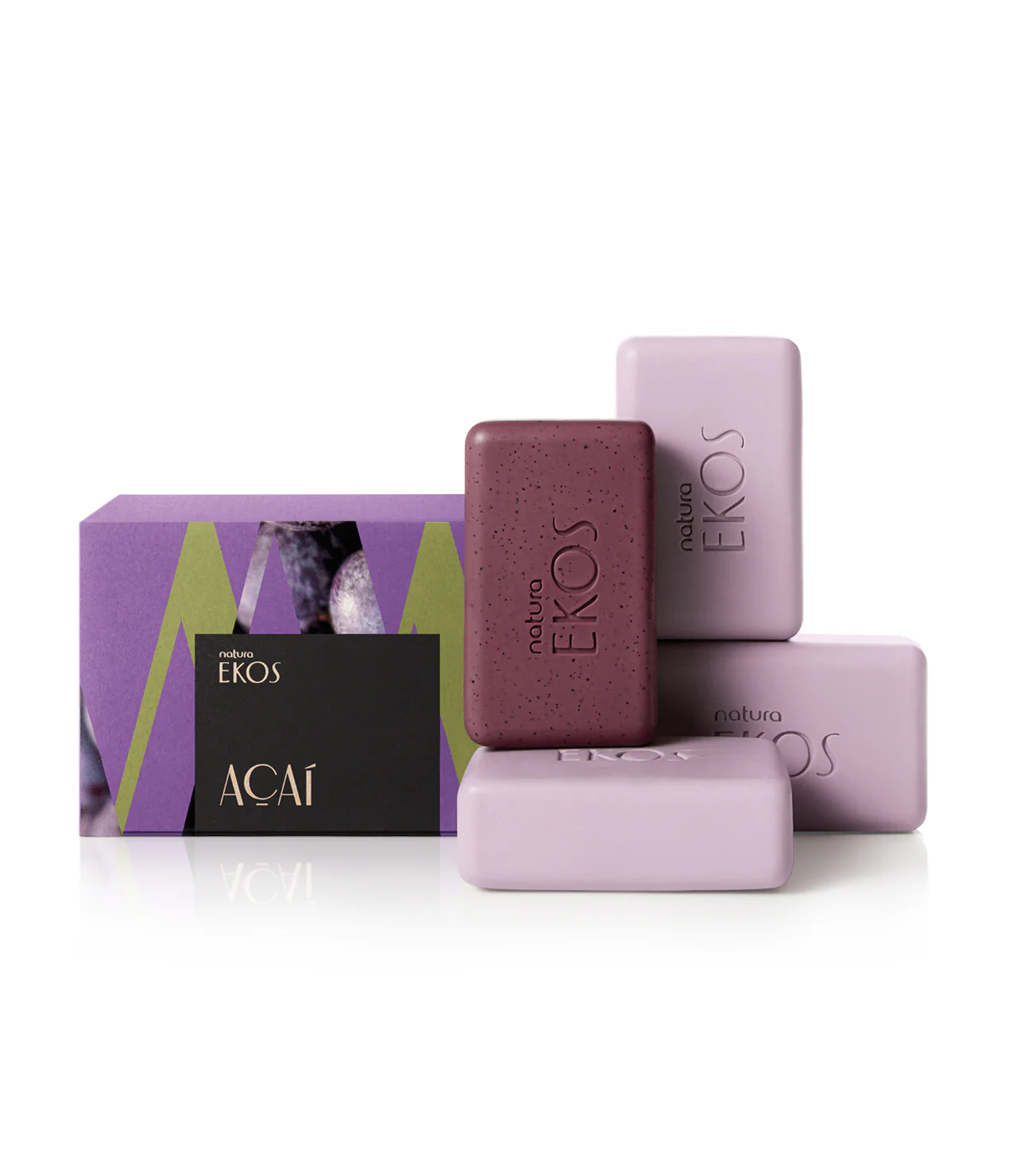 Ekos Açaí Creamy & Exfoliating Monopack Soap Set - Image 5