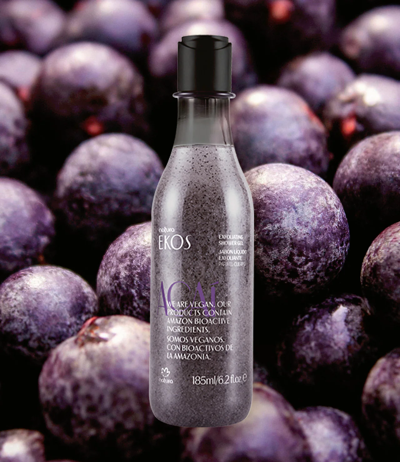 Ekos Açaí Exfoliating Shower Gel - Image 3
