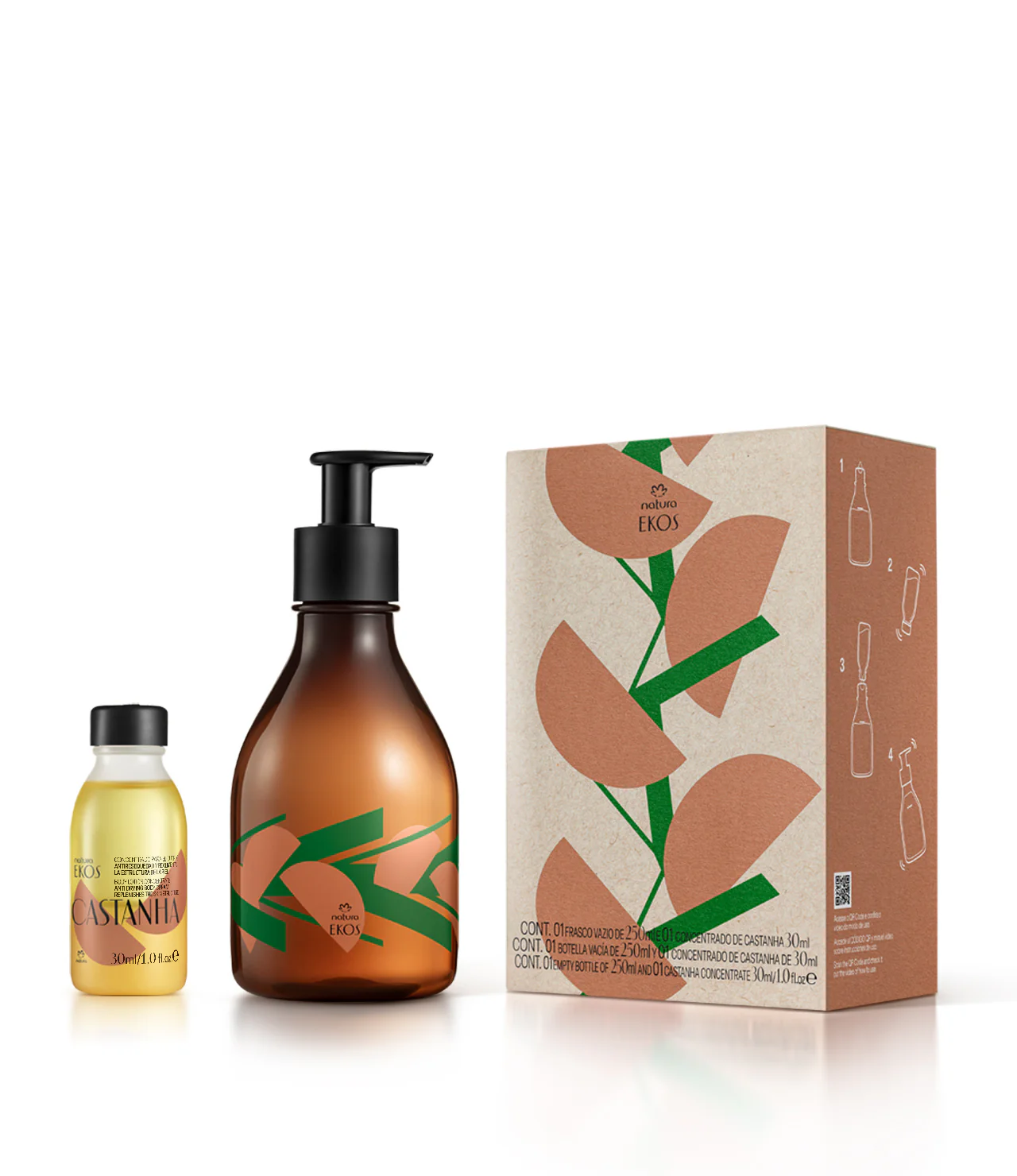 Ekos Castanha Body Lotion Concentrate Kit - Image 5